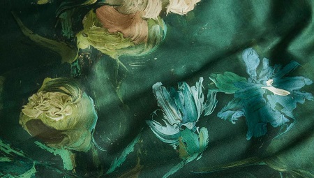 Housse de couette fleurie d'inspiration Van Gogh