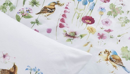 Housse de couette fleurie romantique