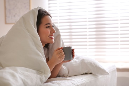 Couette chaude pour l'hiver